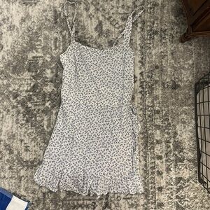 Blue and White Romper (lightly worn)
